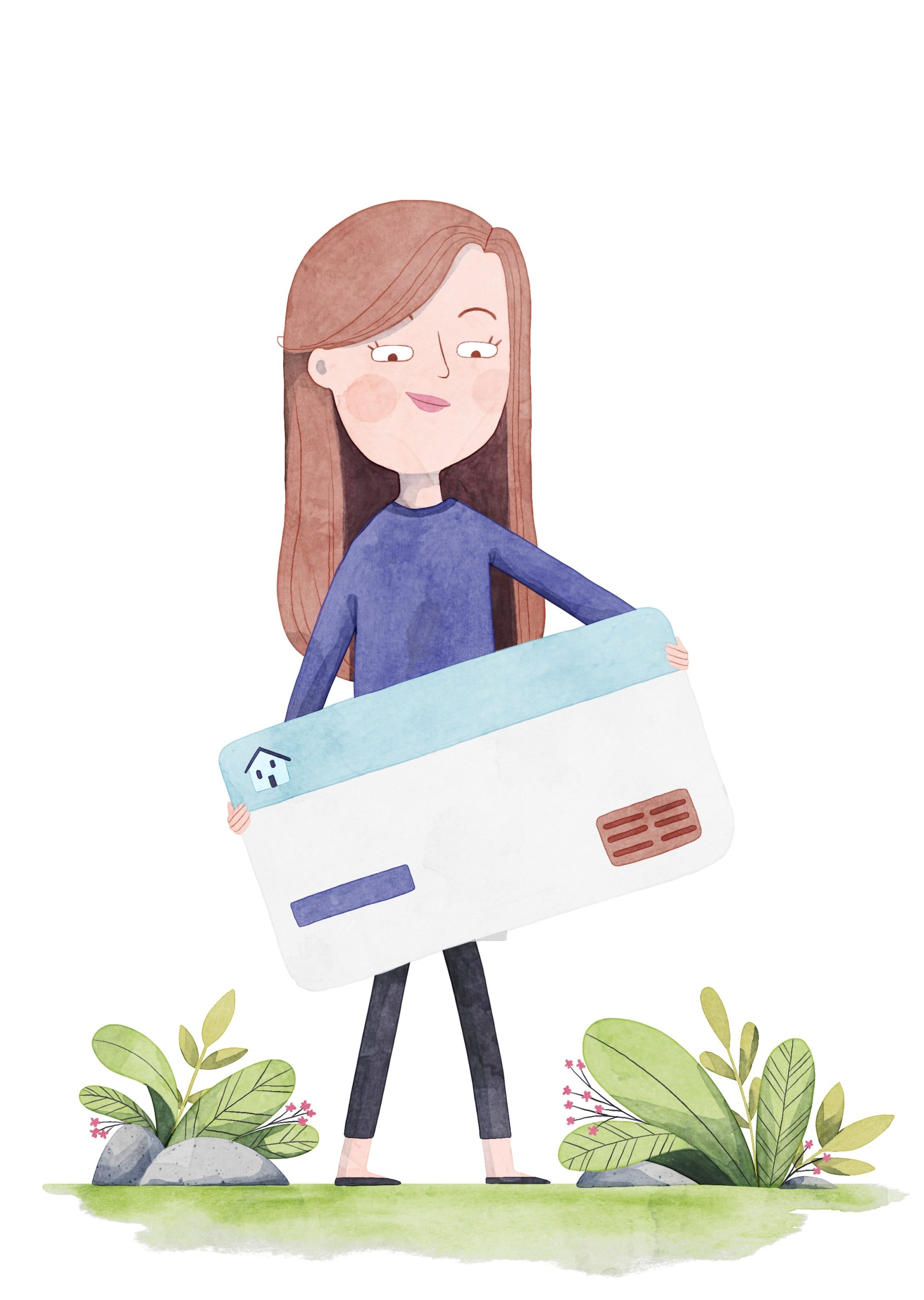 Illustration av en kvinna